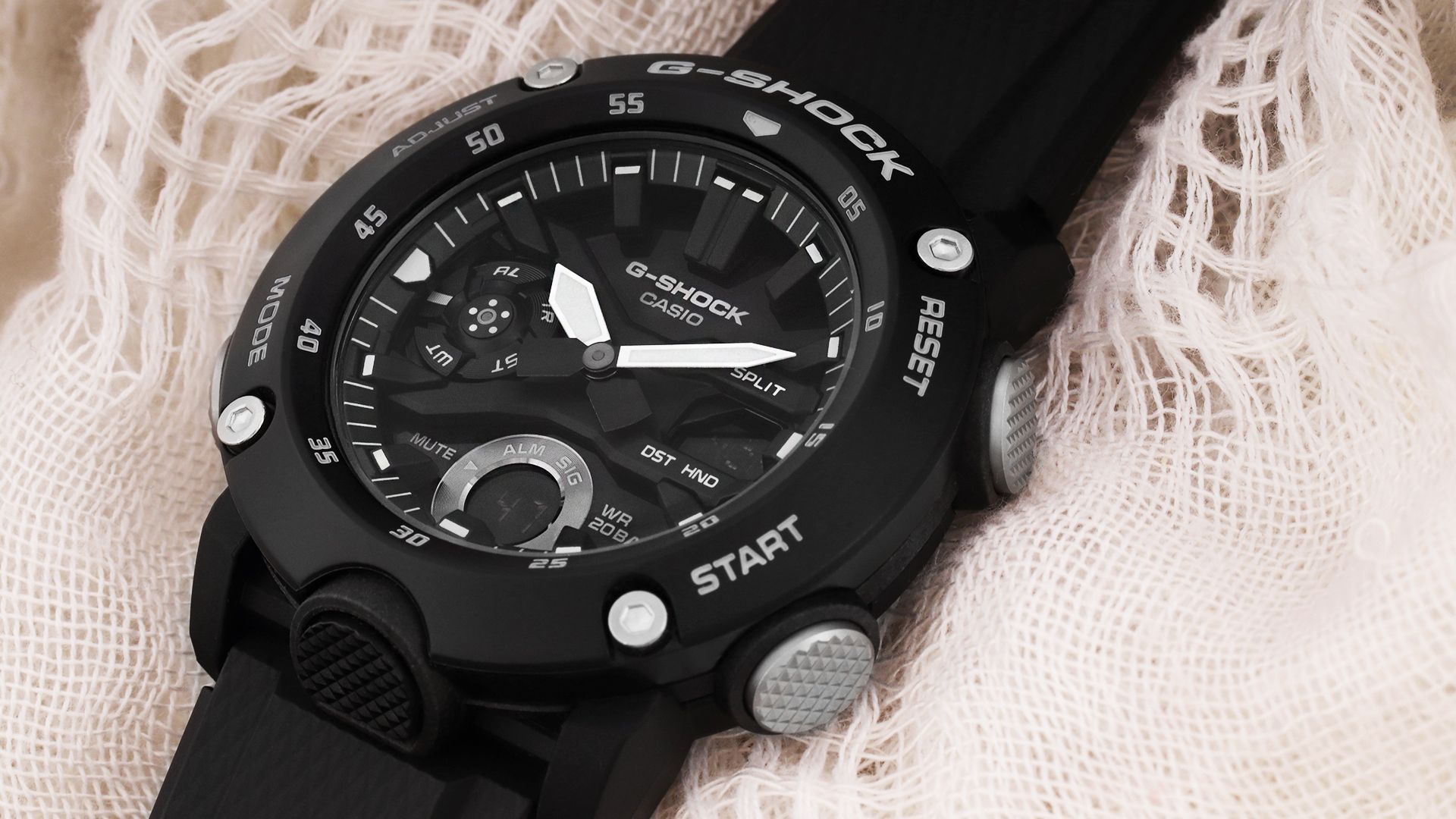 Watch Casio G-Shock Original GA-2000S-1AER Carbon Core Guard