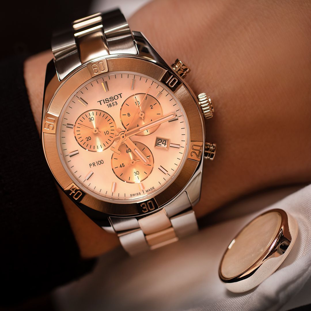 Tissot pr sales 100 chic chronograph