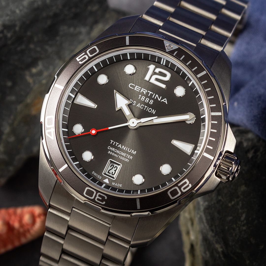 Certina DS Action Gent Quartz COSC Chronometer Titanium C032.451.44.087.00 Hodinky 365