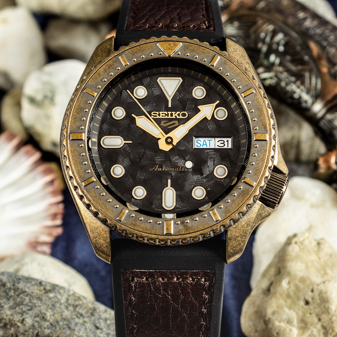 Seiko 5 bronze cheap
