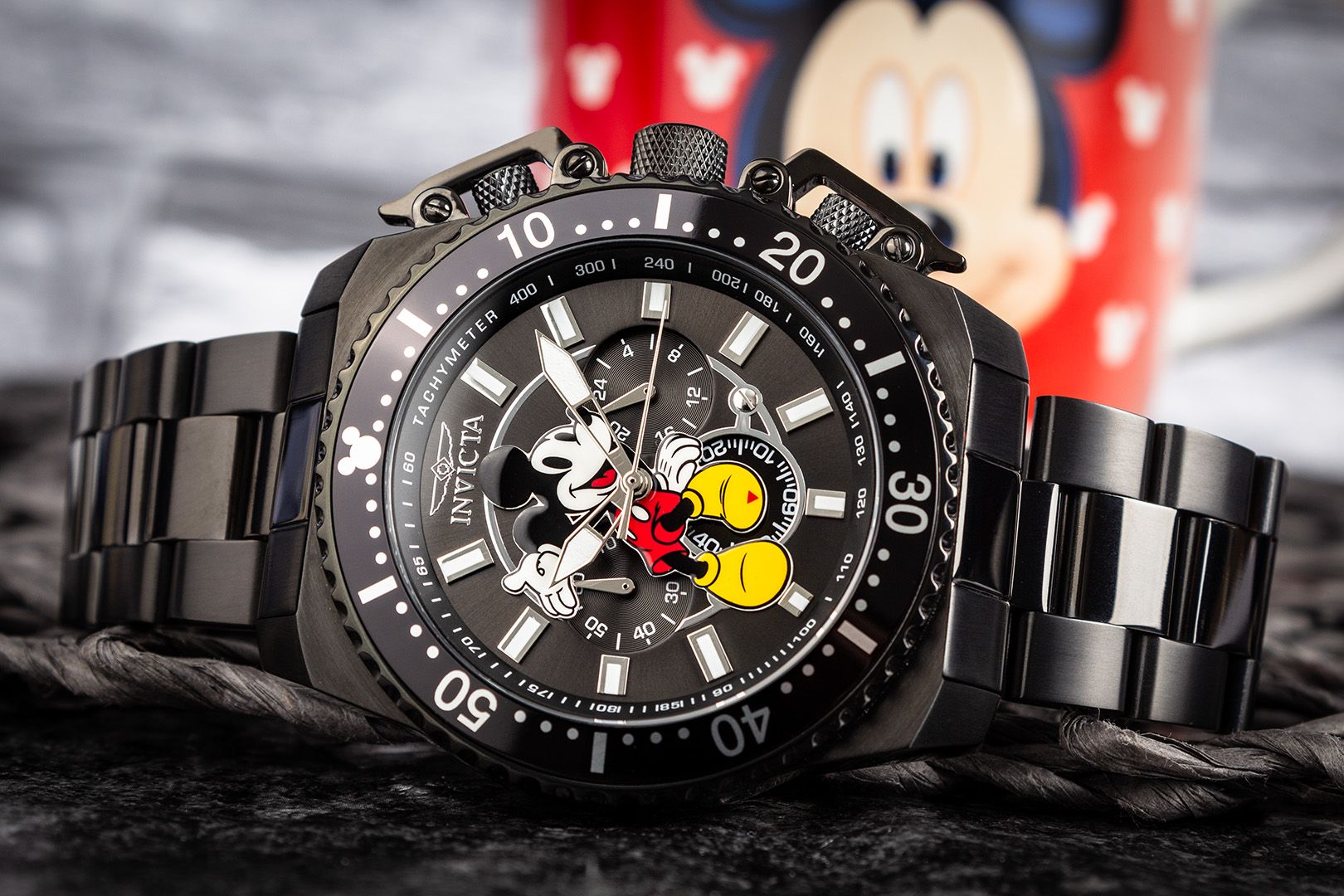 Invicta mens mickey mouse watch sale