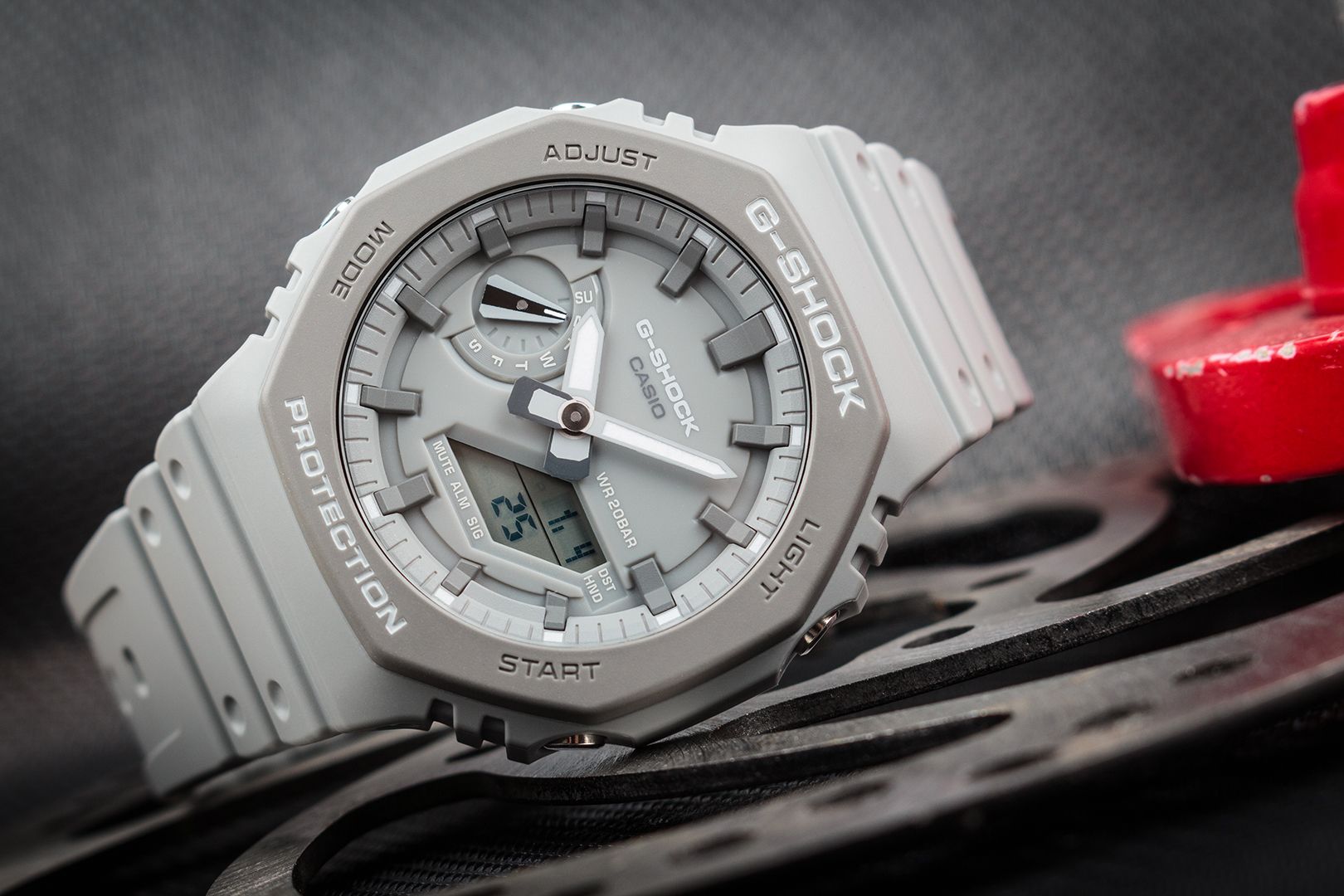 G shock outlet gray color