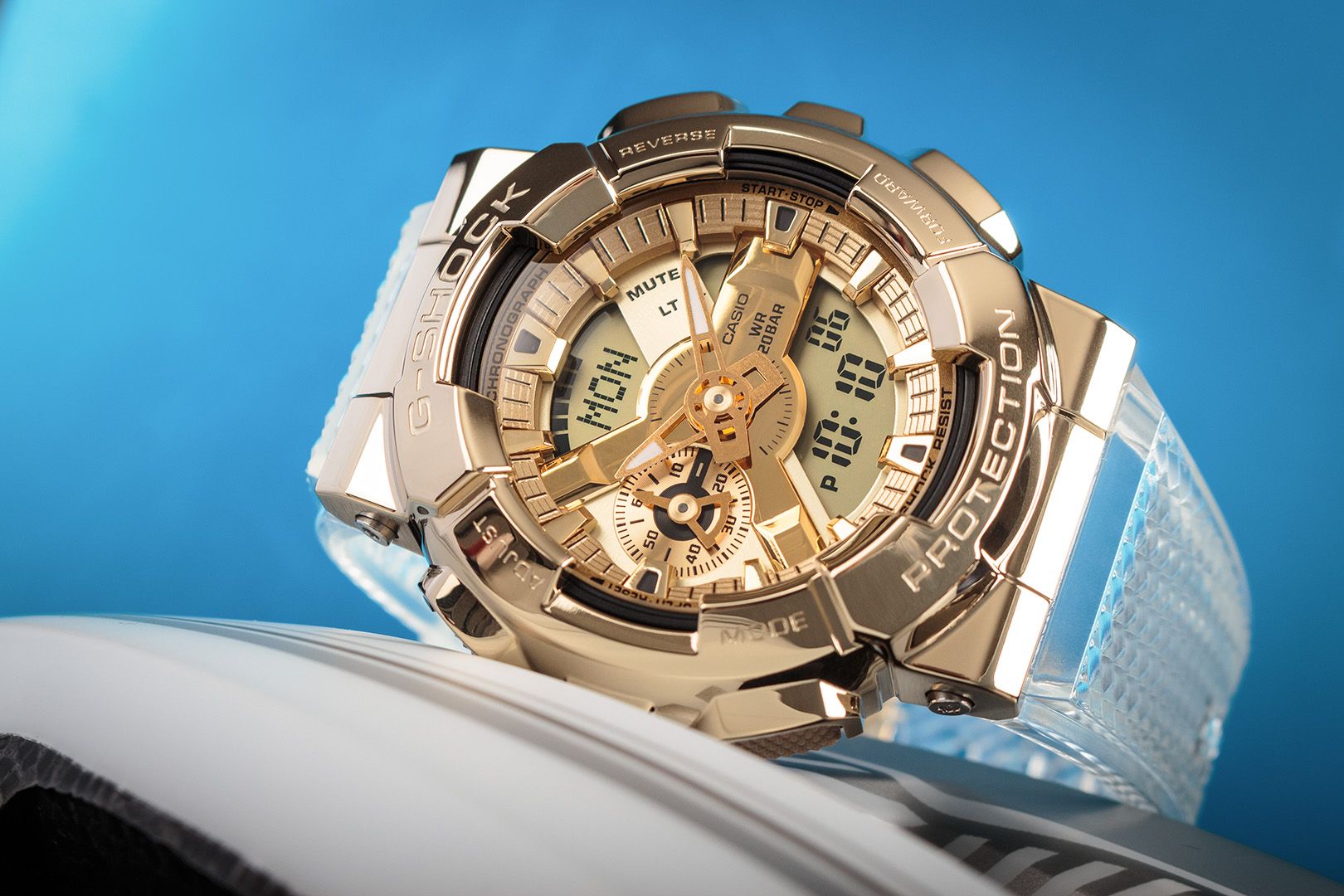 Watch Casio G Shock Original GM 110SG 9AER Skeleton Gold Series