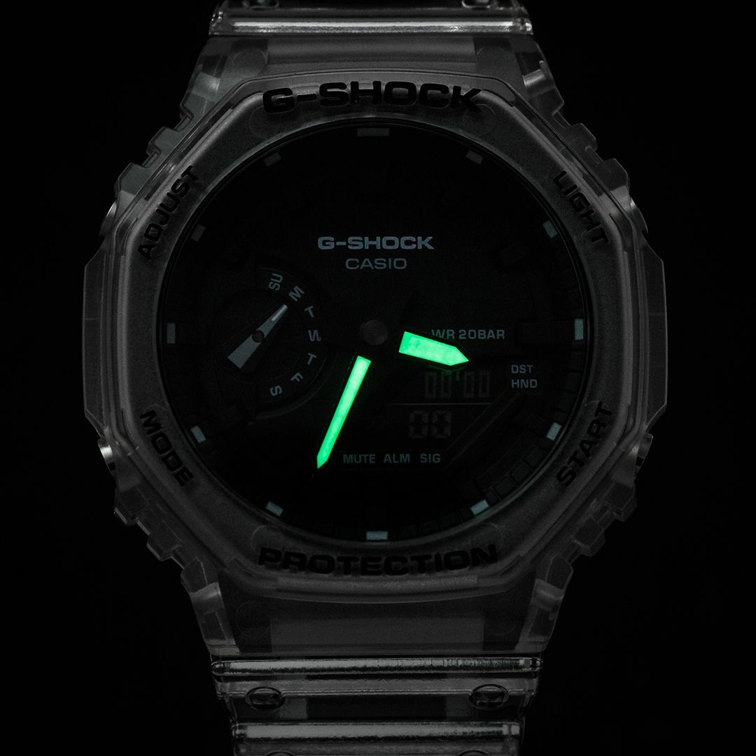 Casio G-Shock Original GA-2100SKE-7AER Skeleton Series (CasiOak)