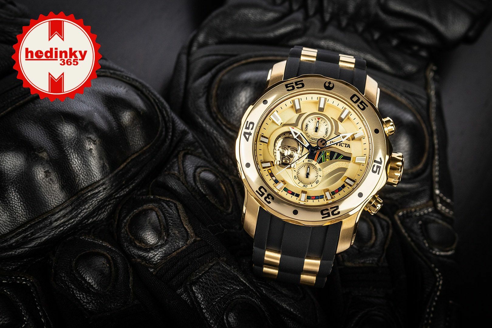 Invicta Star Wars Quartz 48mm Chronograph 32529 C 3PO Limited Edition 1977pcs Hodinky 365