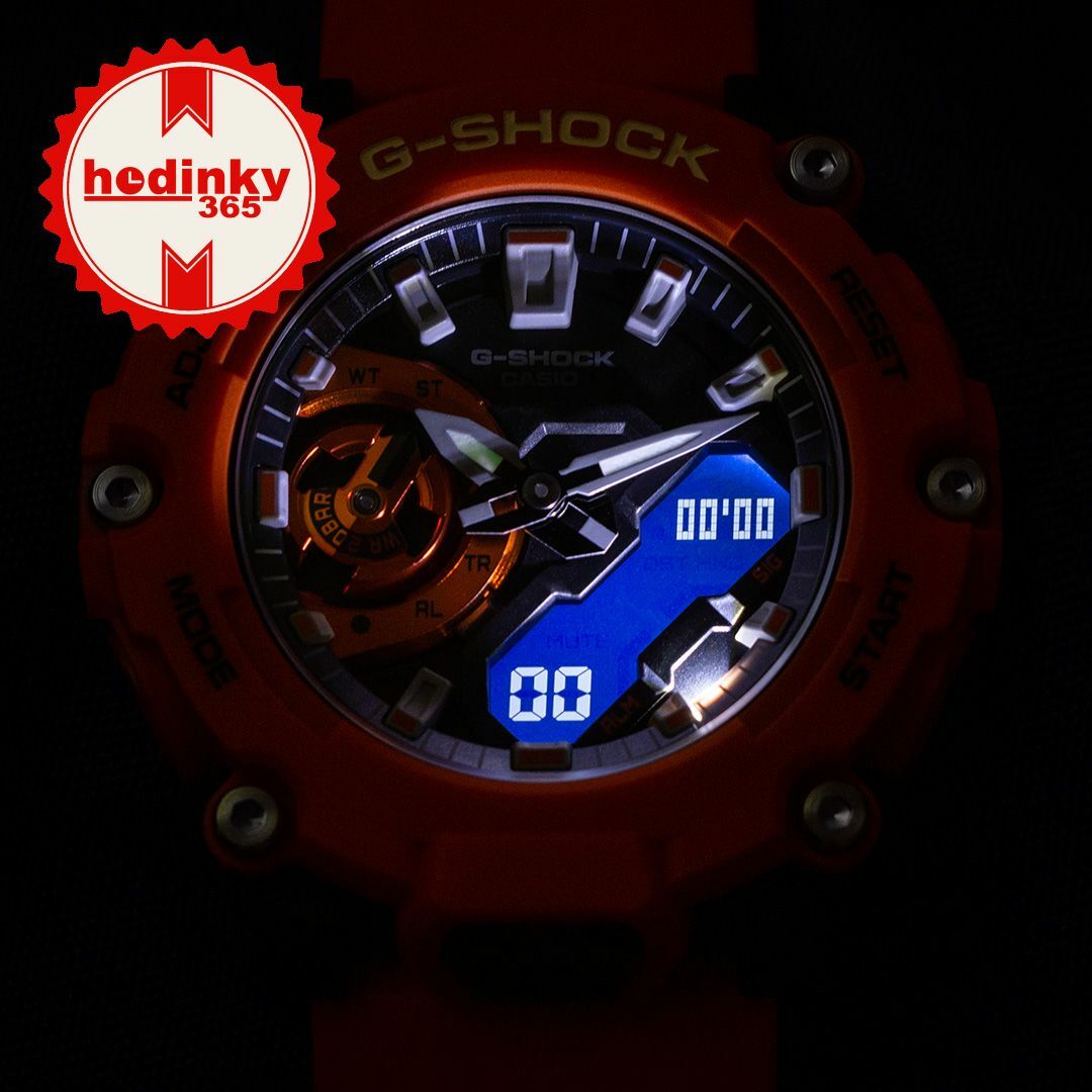 Casio G-Shock Carbon Core Guard Orange Watch GA-2200M-4AER - First Class  Watches™ USA