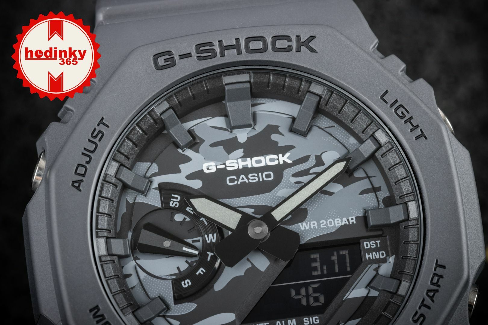 Casio G-Shock Original GA-2100CA-8AER Utility Series Core Carbon Camo Guard (CasiOak)