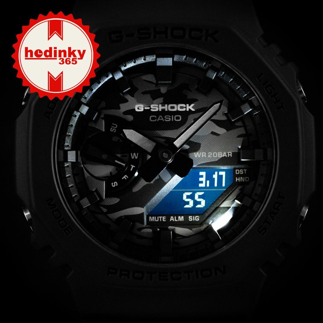 Casio G-Shock Original GA-2100CA-8AER Utility Camo Series Carbon Core Guard  (CasiOak)