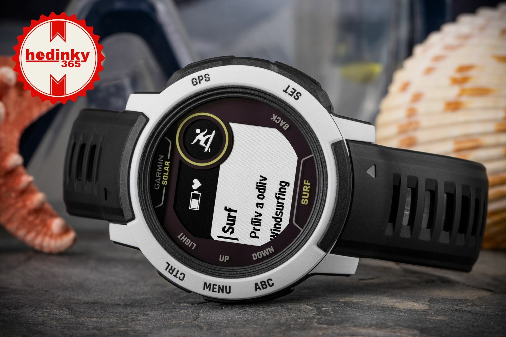 Garmin Instinct 2 Solar GPS Smartwatch Surf Edition - bells beach