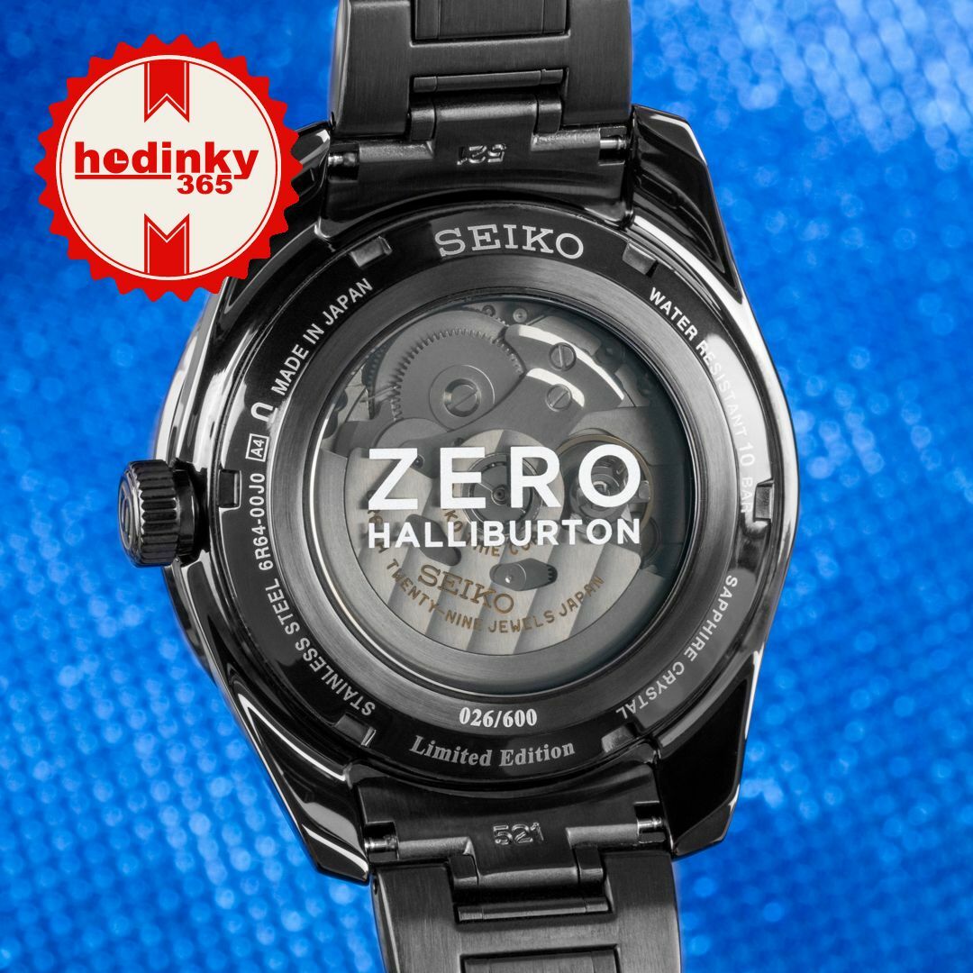 Seiko Presage Automatic GMT SPB271J1 Zero Halliburton Limited Edition  600pcs 