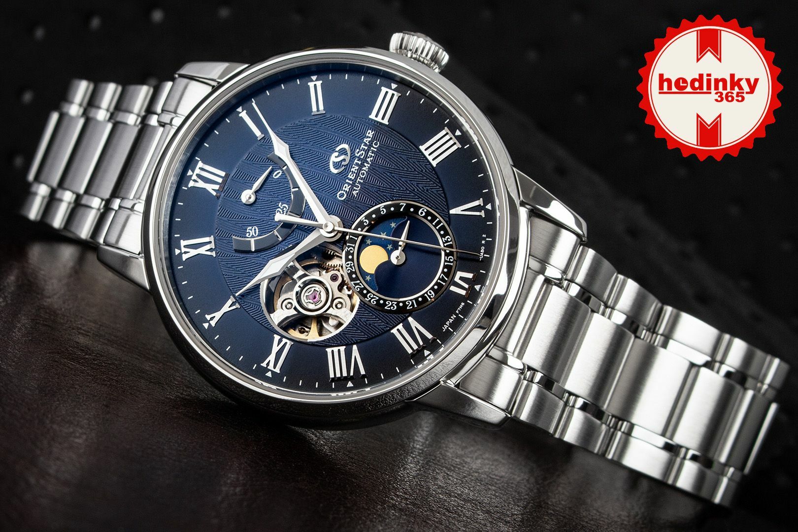 Orient Star Classic Moonphase Open Heart Automatic RE-AY0103L00B
