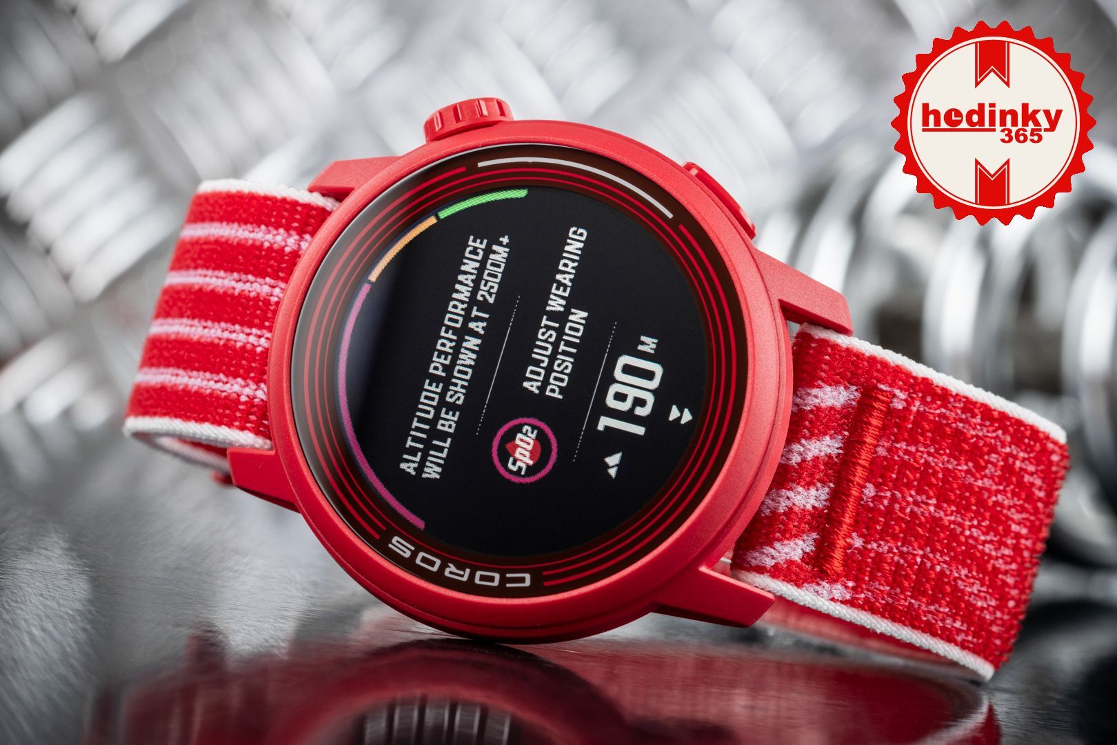Watch Coros Pace 3 Red Nylon Band