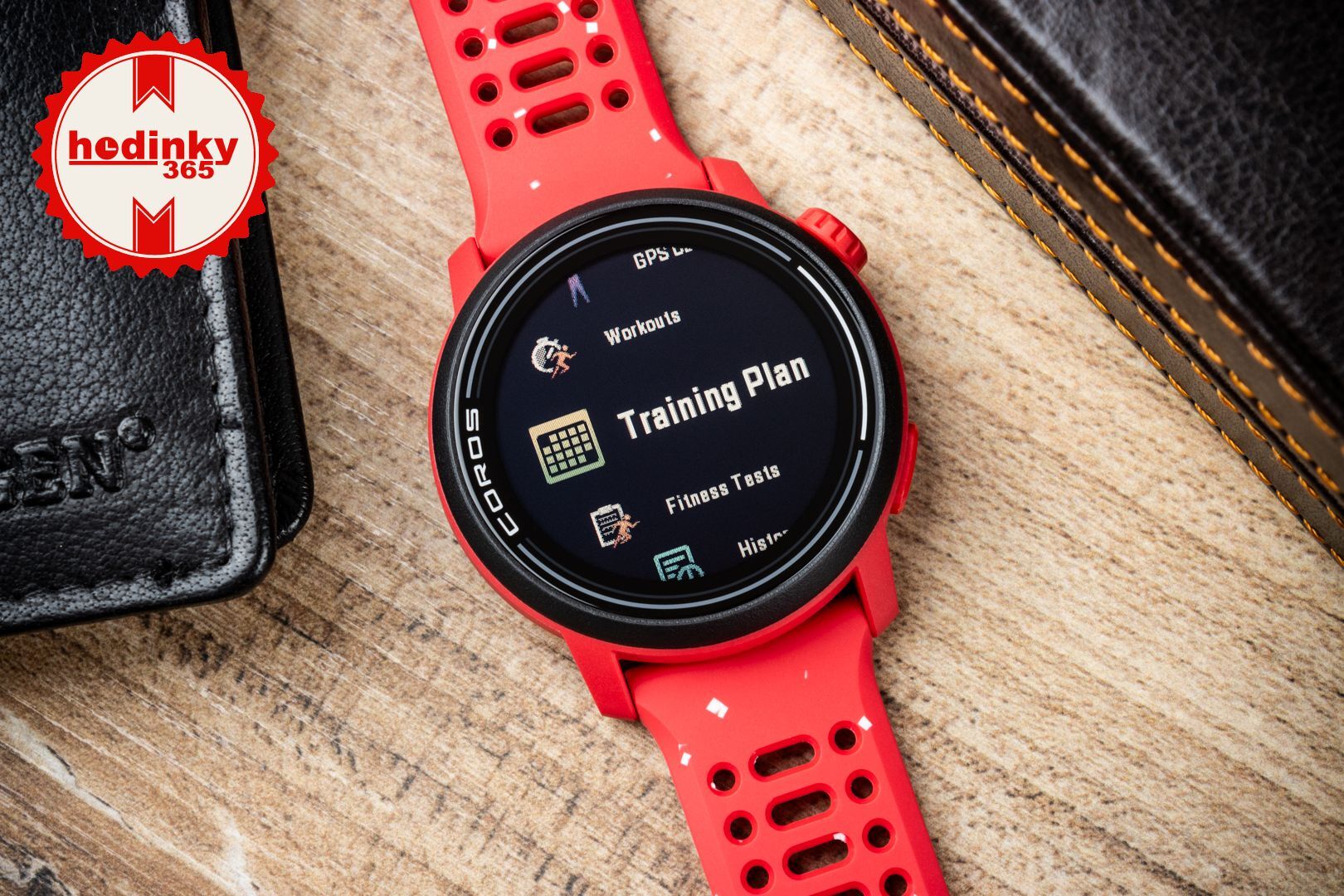 Watch Coros Pace 3 Red Silicone Band