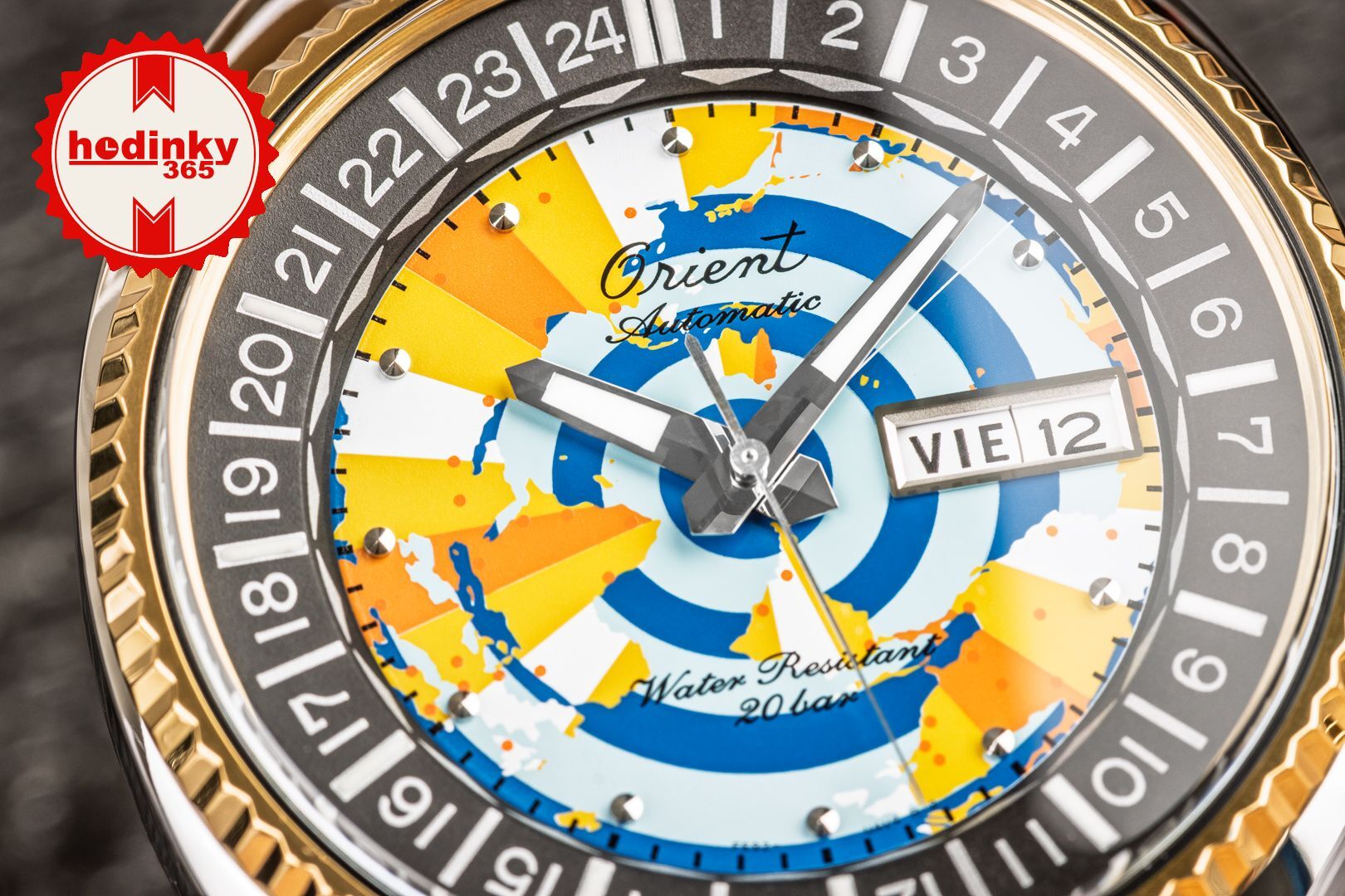 Orient Revival World Map Automatic RA-AA0E08Y39B 75th