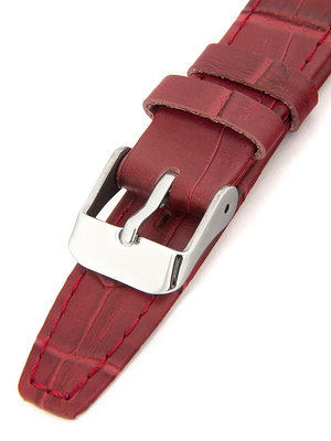 Women's red leather strap 3322 E