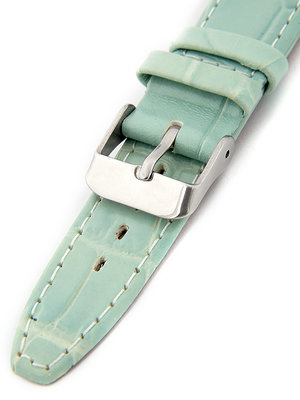 Women's leather strap blue W-309-J1