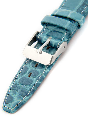 Women's leather strap blue W-309-J2
