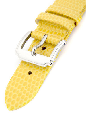 Women's leather strap yellow HYP-02-Yolk