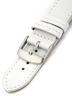 Leather strap Mavex BH-5-B, White