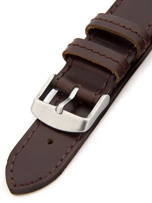 Unisex brown leather strap H-5-C
