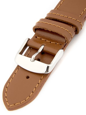 Men's leather light brown strap H-5-E