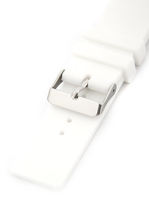 Unisex white silicone strap SC-04B