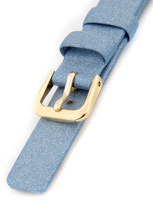 Women's blue leather strap R1-BL2