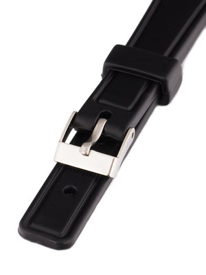 Unisex plastic black strap for watches P018