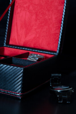 Friedrich Lederwaren Carbon 32049-2 watch box