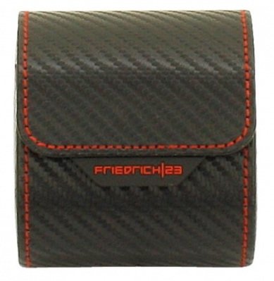 Watch case Friedrich Lederwaren Carbon 32057-2