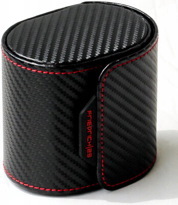 Watch case Friedrich Lederwaren Carbon 32057-2