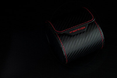 Watch case Friedrich Lederwaren Carbon 32057-2