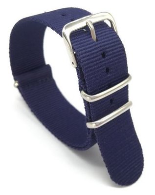 Nato strap nylon blue R8