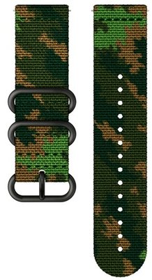 Textile strap for watches Suunto Traverse Woodland