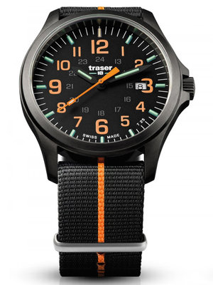 Traser P67 Officer For Gunmetal Black/Orange