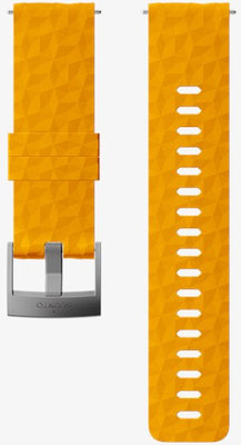 Silicone strap Suunto 24mm (pro Suunto Spartan Sport WHR Baro), Yellow