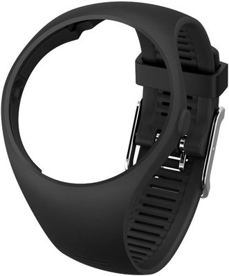 Unisex silicone strap Polar for watches M200 black With/M