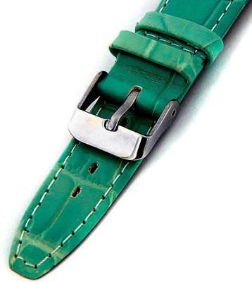 Unisex green leather strap W-309-J5