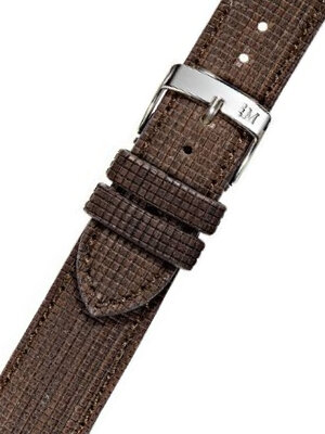 Leather-wooden watch strap for Morellato 5047C45.032RW