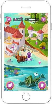 Garmin Vívofit junior 2 Disney Princess, Disney princezna, Pink