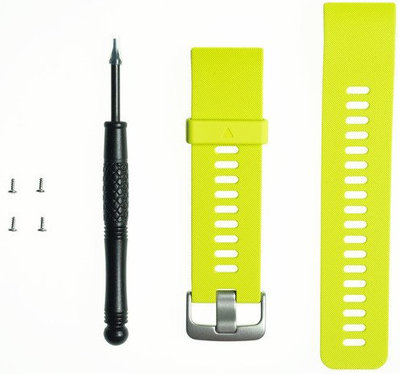 Silicone strap Garmin (for Forerunner 35), green, S00-00678-00