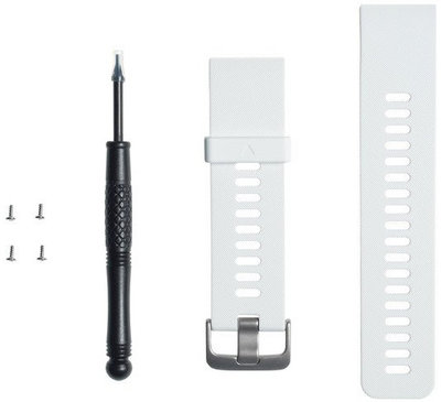 Silicone strap Garmin (for Forerunner 35), white, S00-00680-00