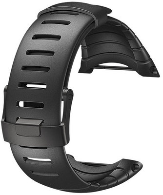 Silicone strap for watches Suunto Core Standard Black
