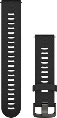 Silicone strap Garmin (pro Forerunner 645), black, Quick Release