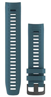 Strap Garmin Instinct, silicone, blue, black clasp