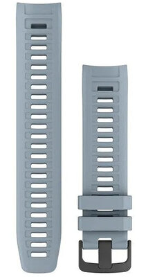 Strap Garmin Instinct, silicone, light blue, black clasp