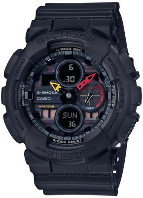 Casio G-Shock Original GA-140BMC-1AER Black x Neon "Neo Tokyo" Series