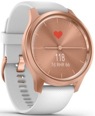 Garmin Vívomove 3 Style, Rose Gold / White Band