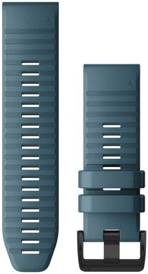 Silicone strap Garmin 26mm (for Garmin Fenix 8/7X/6X (51mm), Tactix, etc.), blue V2, QuickFit, 010-12864-03