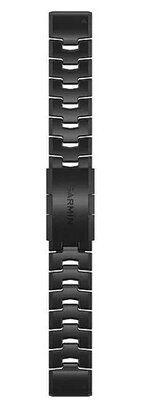 Titanium bracelet Garmin 22mm (for Garmin Fenix 8/7/6 (47mm), Epix 2, etc.), black, QuickFit, 010-12863-09